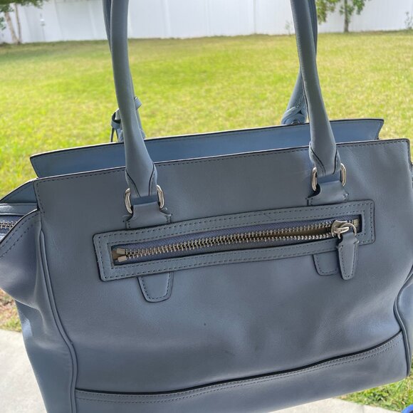 Authentic "BLUE" Coach Bag - Picture 6 of 7